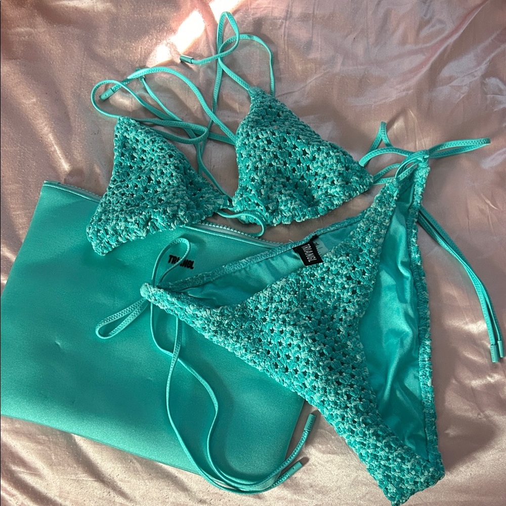 TRIANGL bikini: "vinca" style, color "tiel"